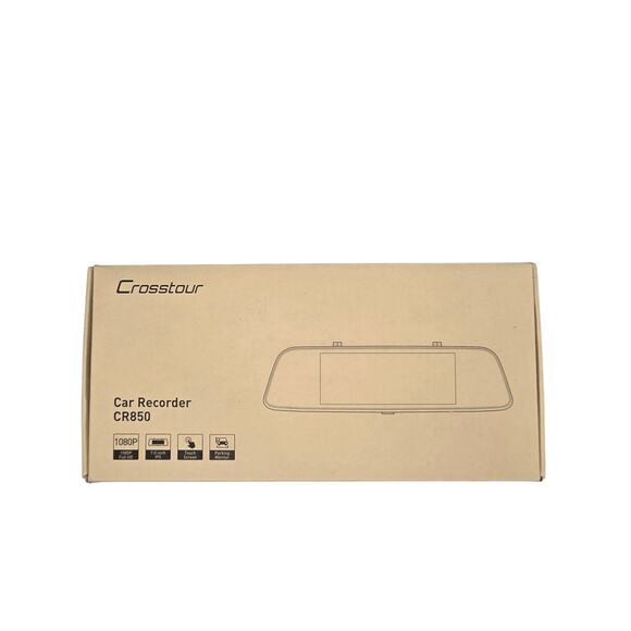 CROSSTOUR Car Recorder CR850 with Backup Cam New in Box - Picture 1 of 8